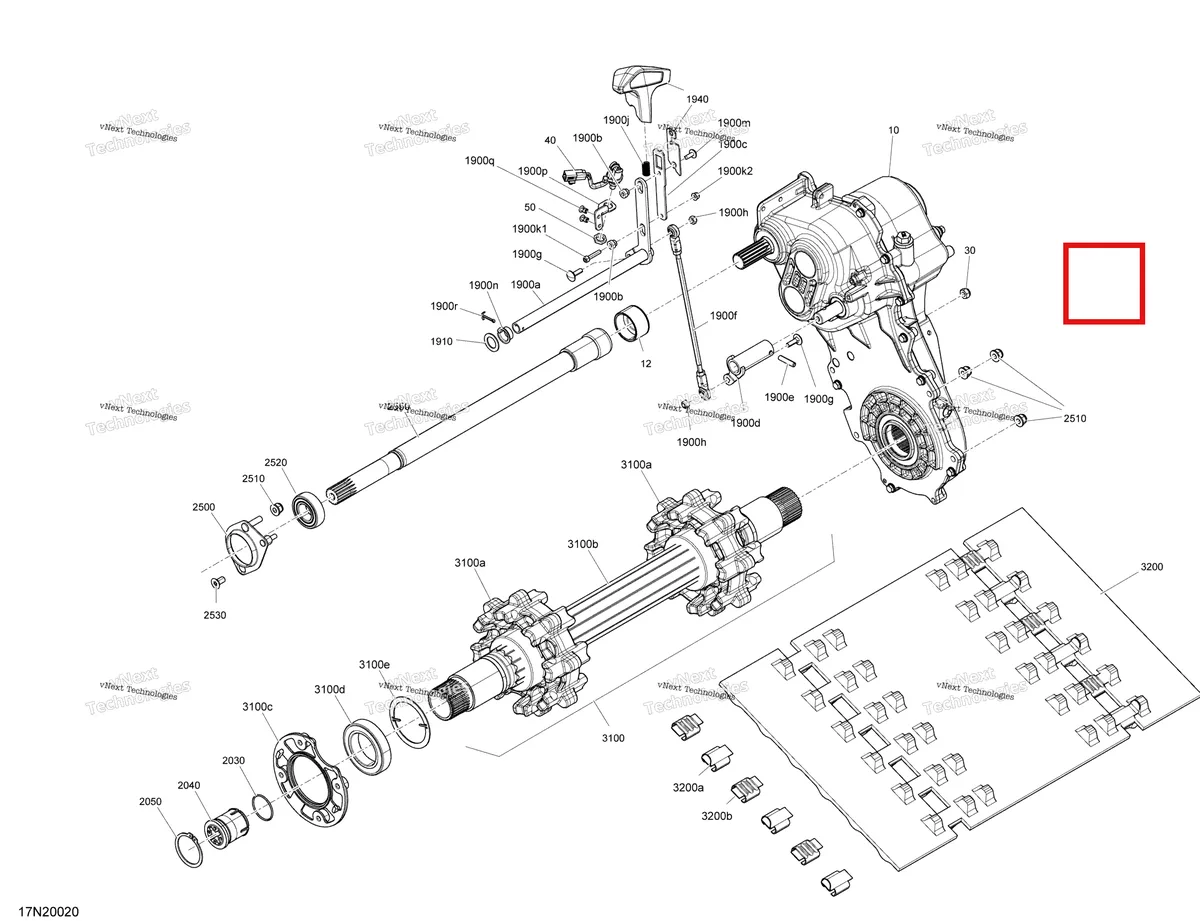 Деталь 515176472 (Деталь Switch Kompl.) на схеме узла 2020 Ski-Doo EXPEDITION SWT 900 ACE Drive - System