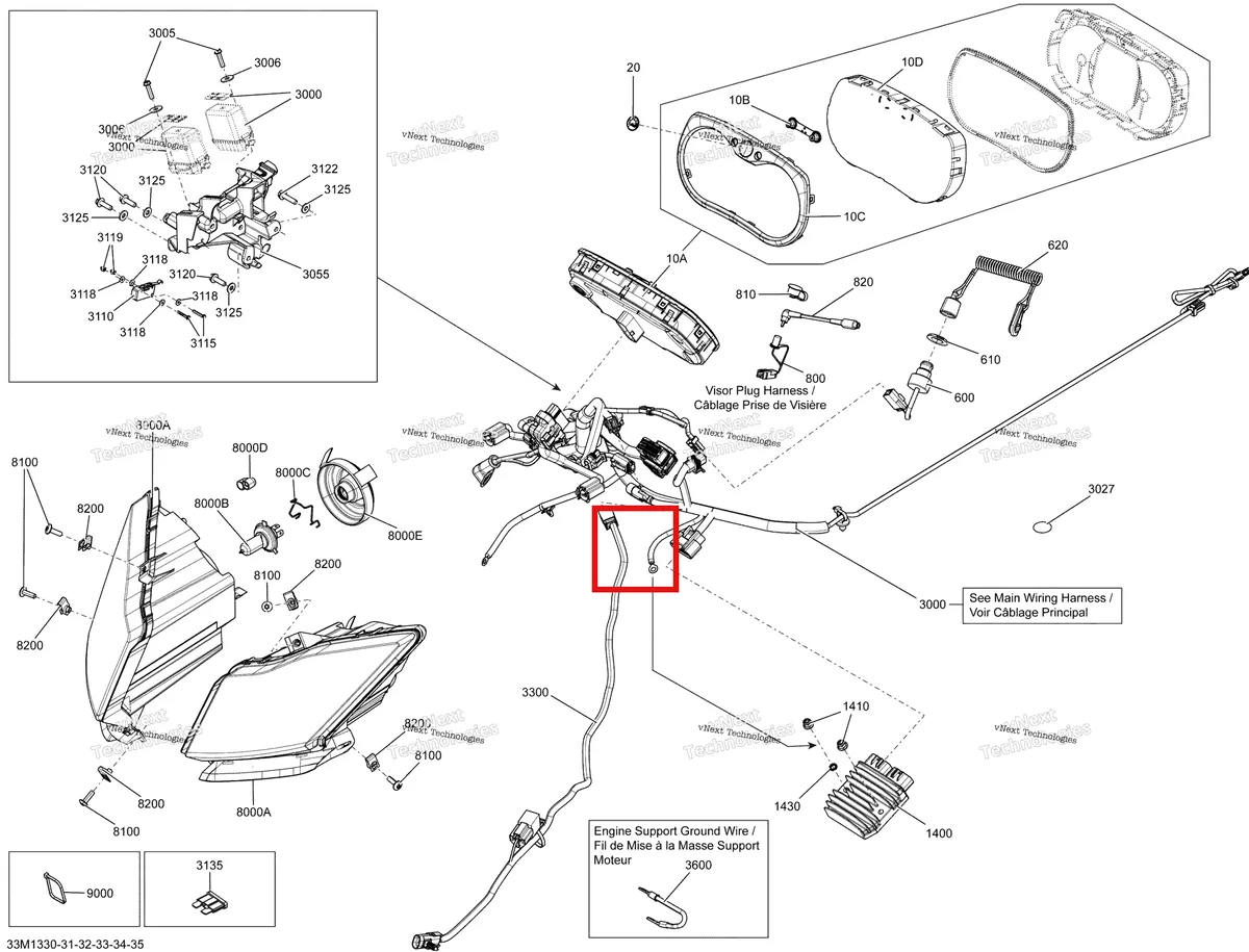 Деталь 515176866 (Пластина) на схеме узла XP Electrical System