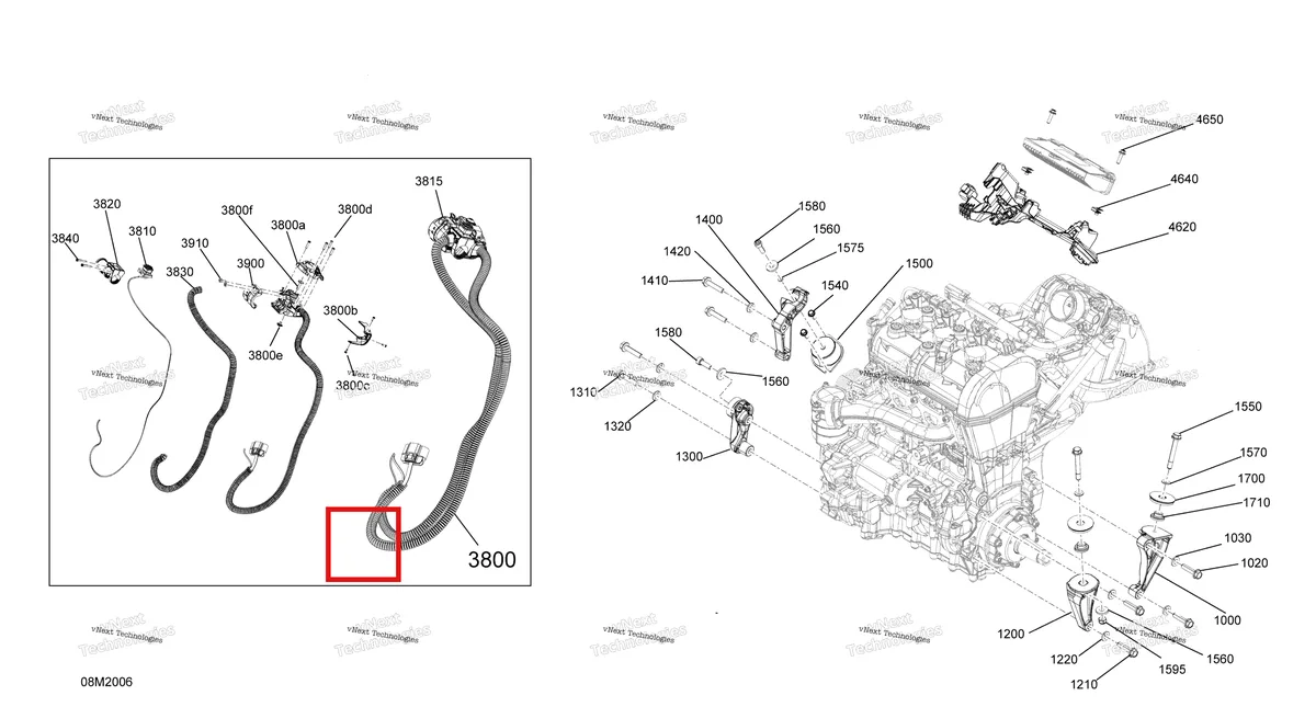 Деталь 515177716 (Трубопровод) на схеме узла 2020 Ski-Doo EXPEDITION SPORT 600 ACE Engine - System