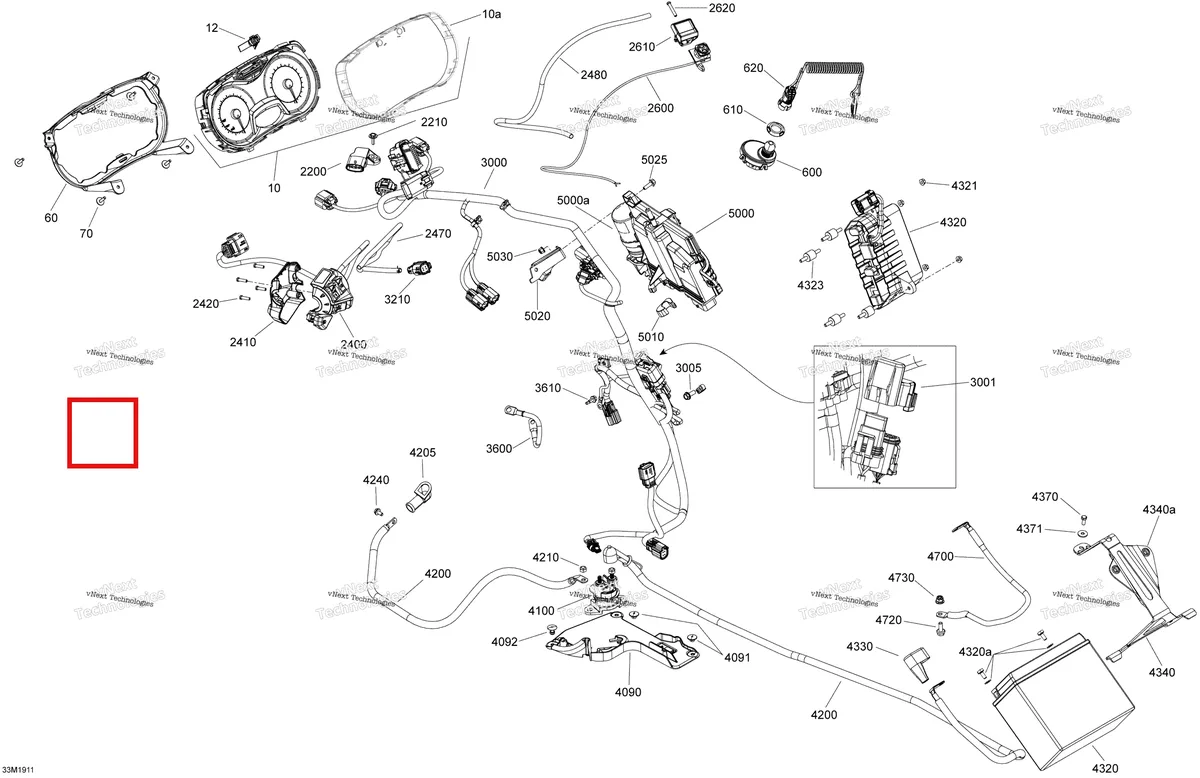 Деталь 515177866 на схеме узла 2019 Ski-Doo BACKCOUNTRY 600R E-TEC Electrical - 600R E-Tec