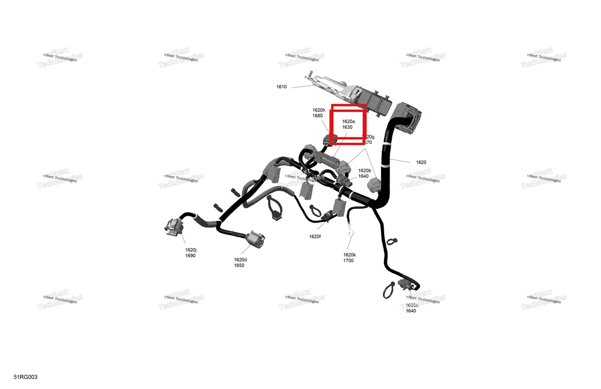 Деталь 515178347 на схеме узла 2027 Ski-Doo RENEGADE - Adrenaline with Enduro Package - 900 ACE - UNVA - Deep Black - 15X137X1.25IR Track Rotax - Engine Harness And Electronic Module