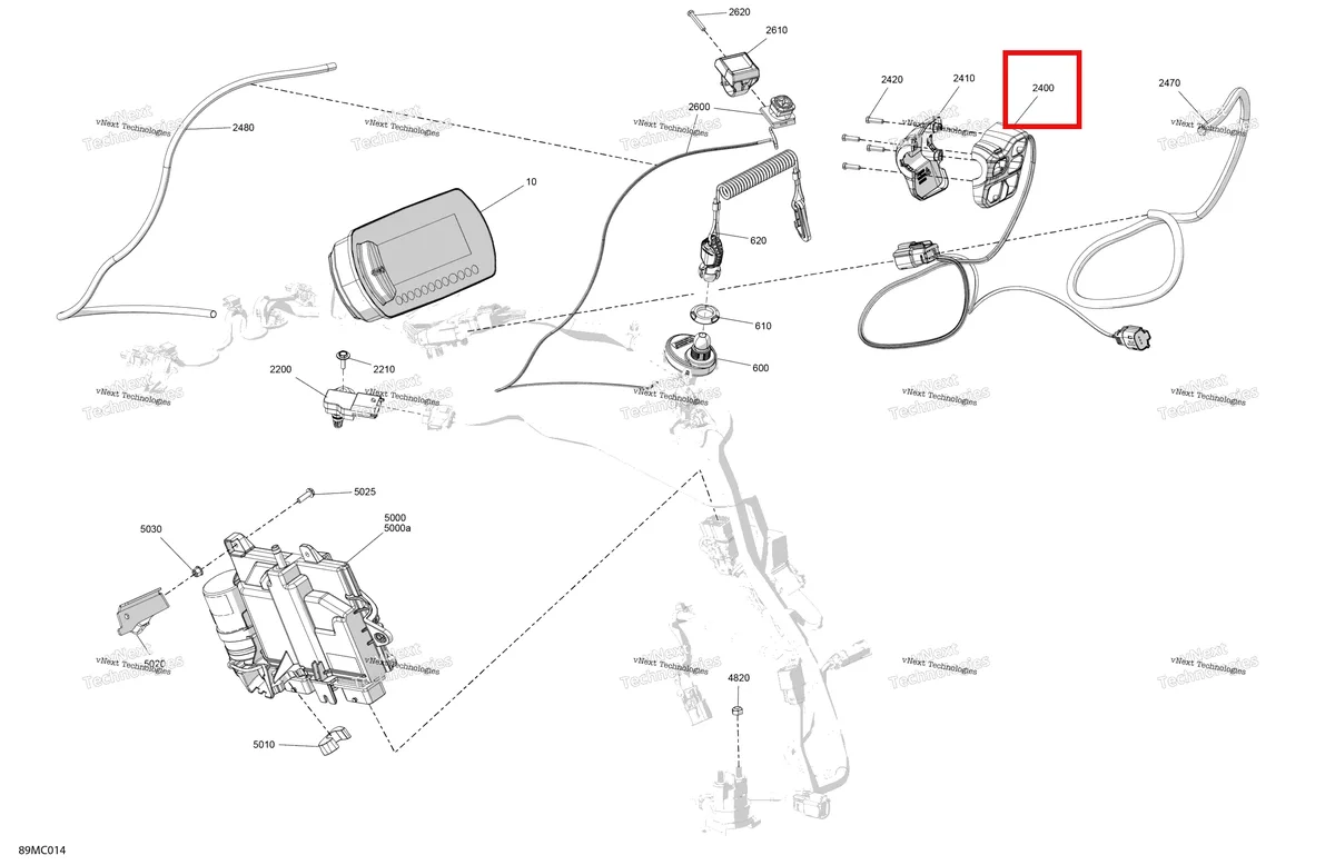 Деталь 515179035 на схеме узла Electric - Upper Section