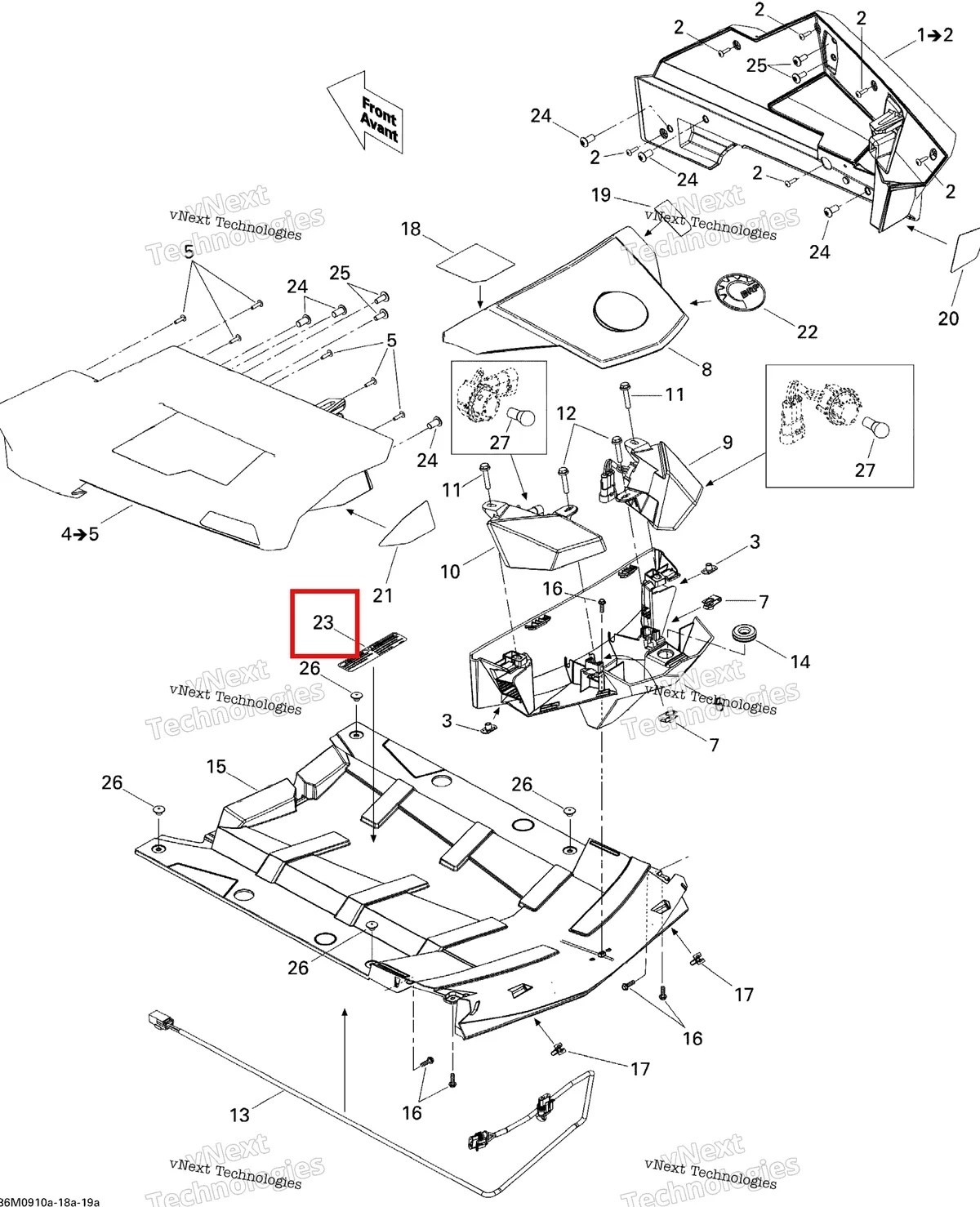 Деталь 516003035 на схеме узла 2009 Ski-Doo GTX Sport 500SS Luggage Rack