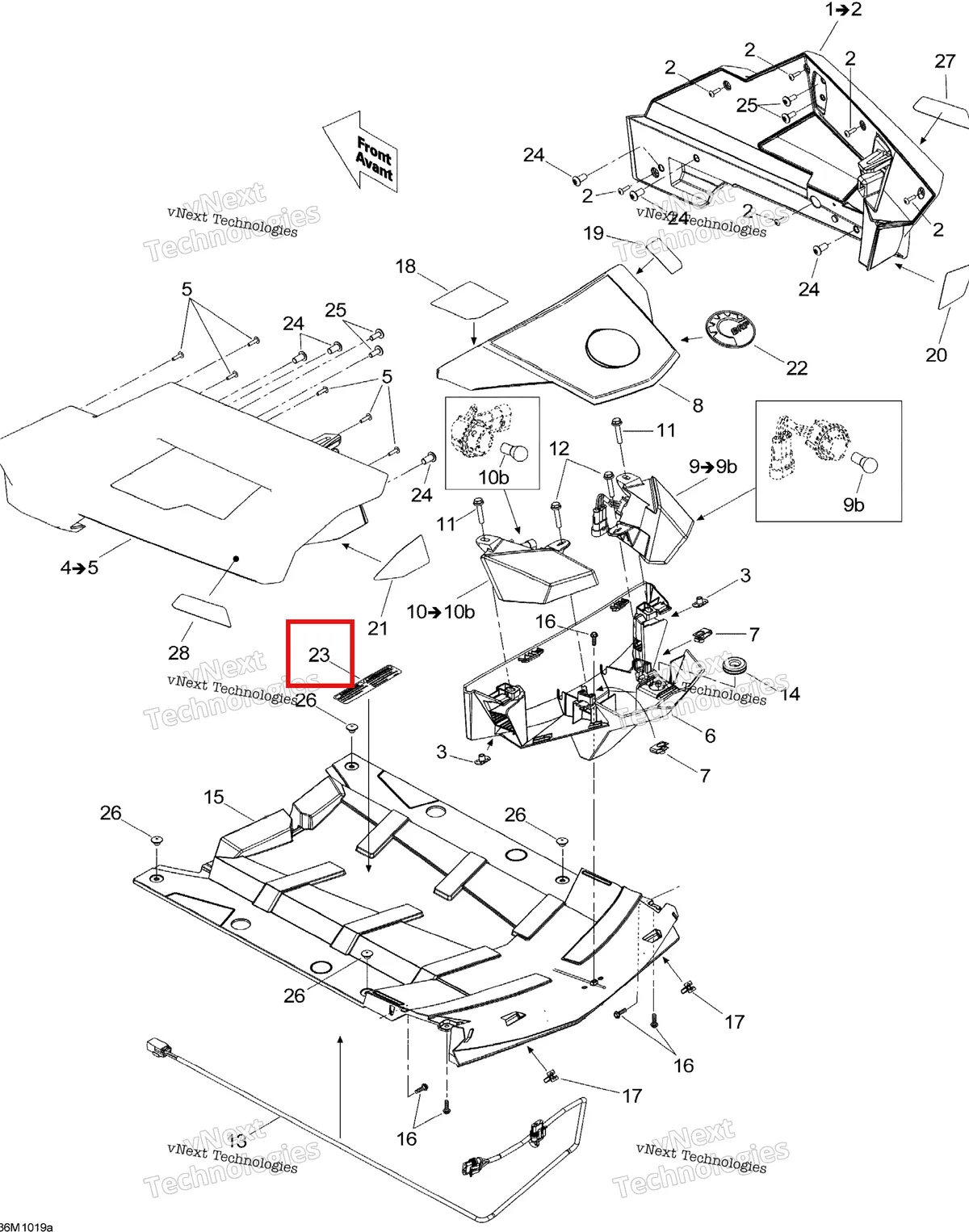 Деталь 516004206 на схеме узла 2010 Ski-Doo Grand-Touring LE 1200 Luggage Rack 1
