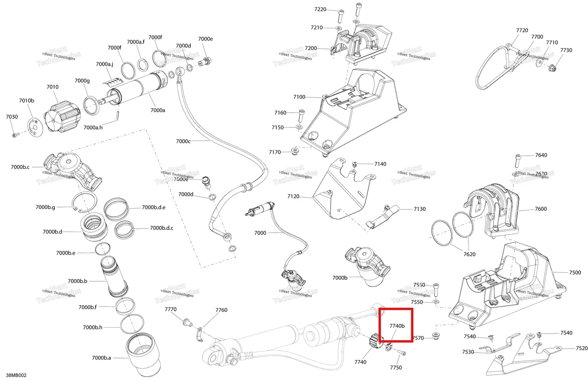 Деталь 516004752 на схеме узла 2022 Ski-Doo MXZ 850 E-TEC - X Suspension - Qas - Quick Adjustment