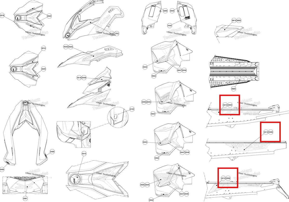Деталь 516006409 на схеме узла 2016 Ski-Doo MXZ - 4-STROKE Decals - All Models
