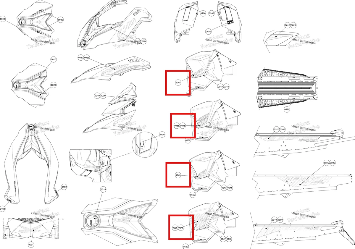 Деталь 516007461 на схеме узла 2016 Ski-Doo MXZ - 4-STROKE Decals - All Models