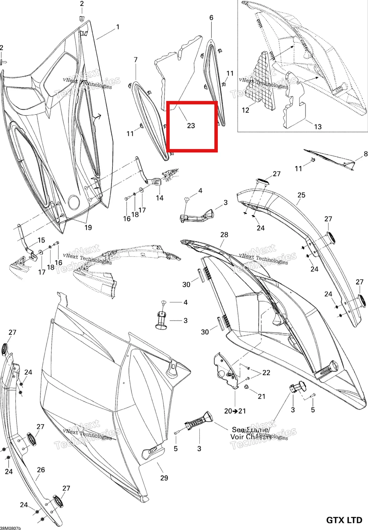 Схема применяемости: 517303081 HOOD FOAM