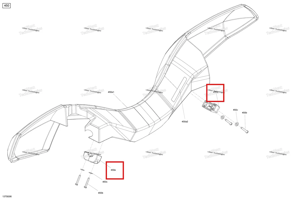Деталь 517303264 (Деталь U-clamp) на схеме узла 2022 Can-Am Outlander MAX 1000R EFI - LTD - CE Mechanic - Air Deflector