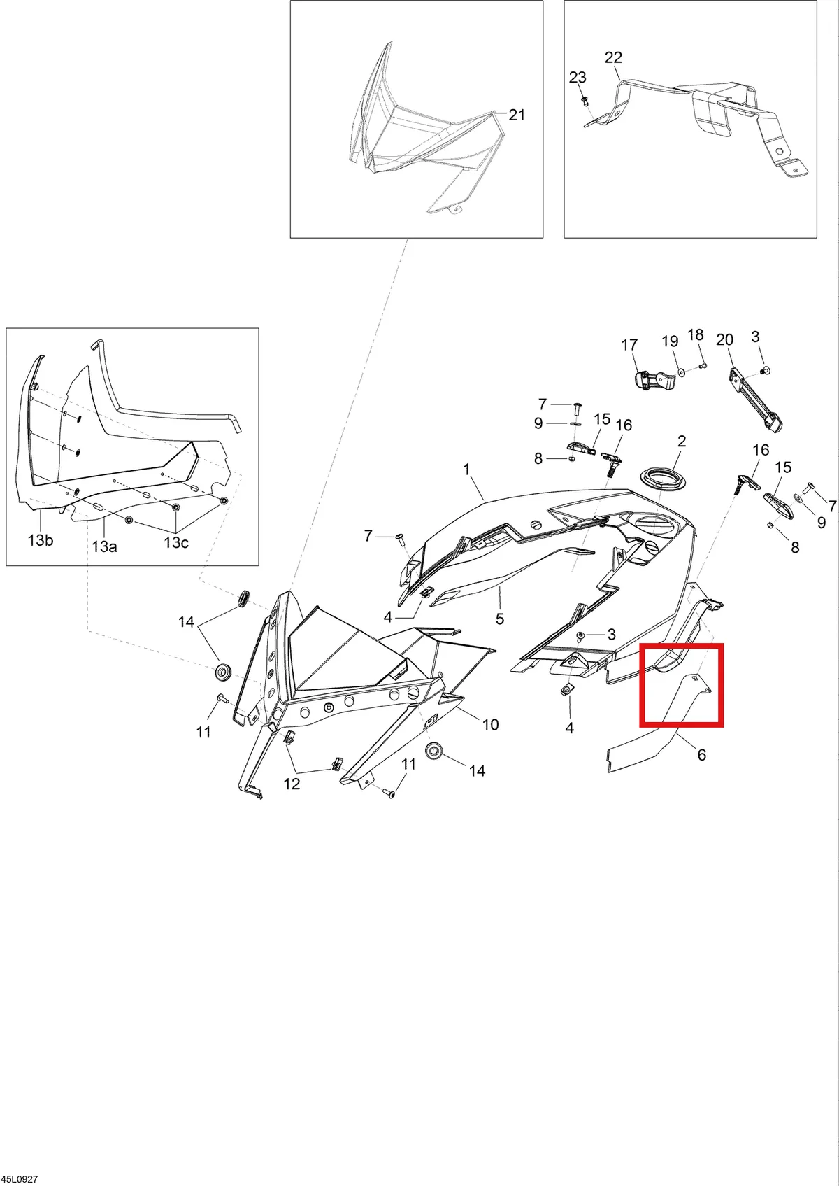 Деталь 517304140 (Консоль) на схеме узла 09- Windshield And Console