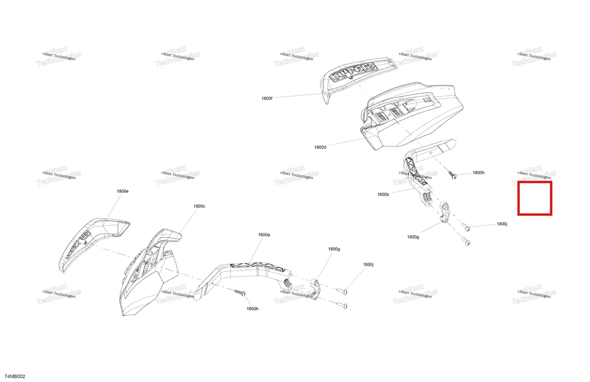 Деталь 517306644 на схеме узла 2022 Ski-Doo BACKCOUNTRY 146 850 E-TEC - XRS Body - Handguards