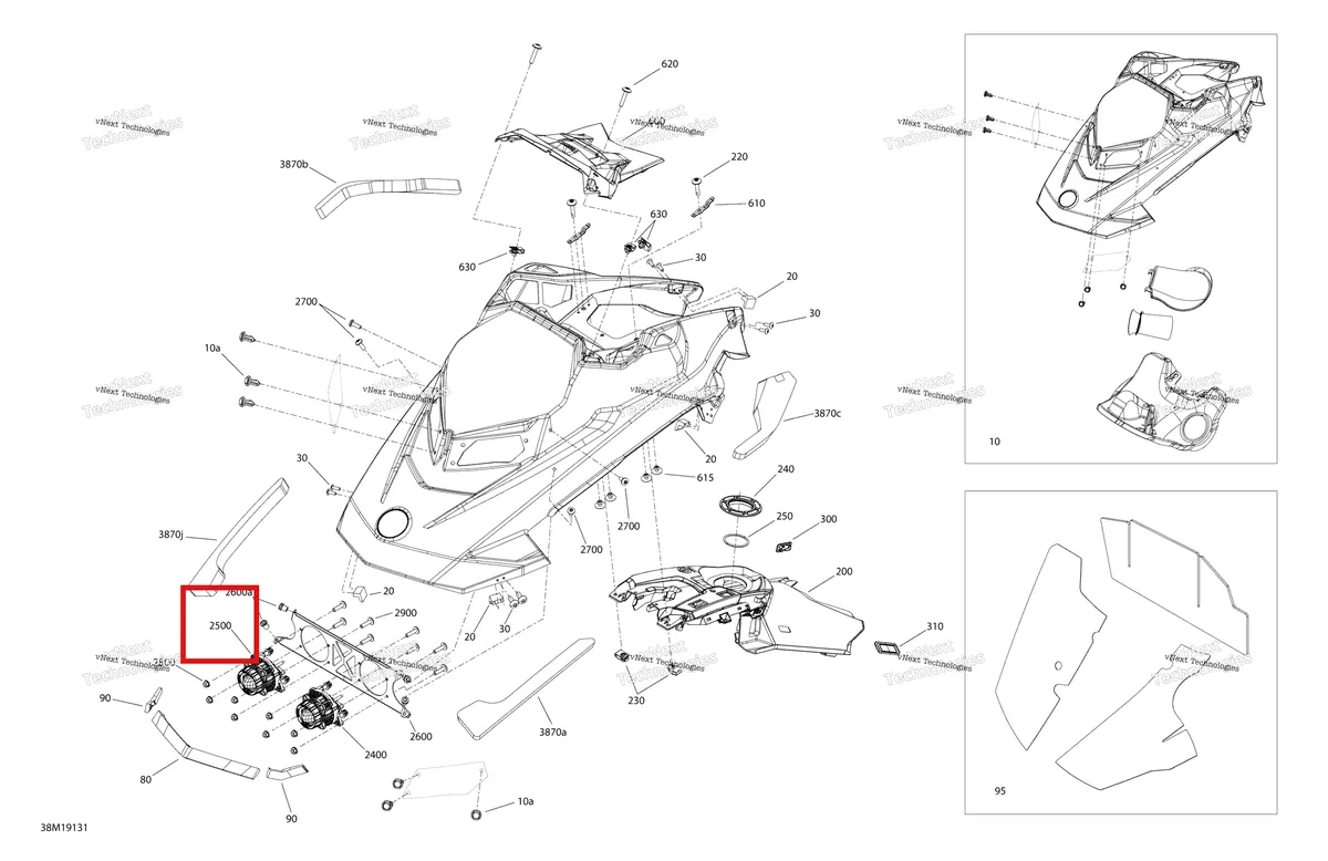 Деталь 517306984 на схеме узла 2019 Ski-Doo MXZ 600 RACING Hood - 600 Racing - North America - Hood