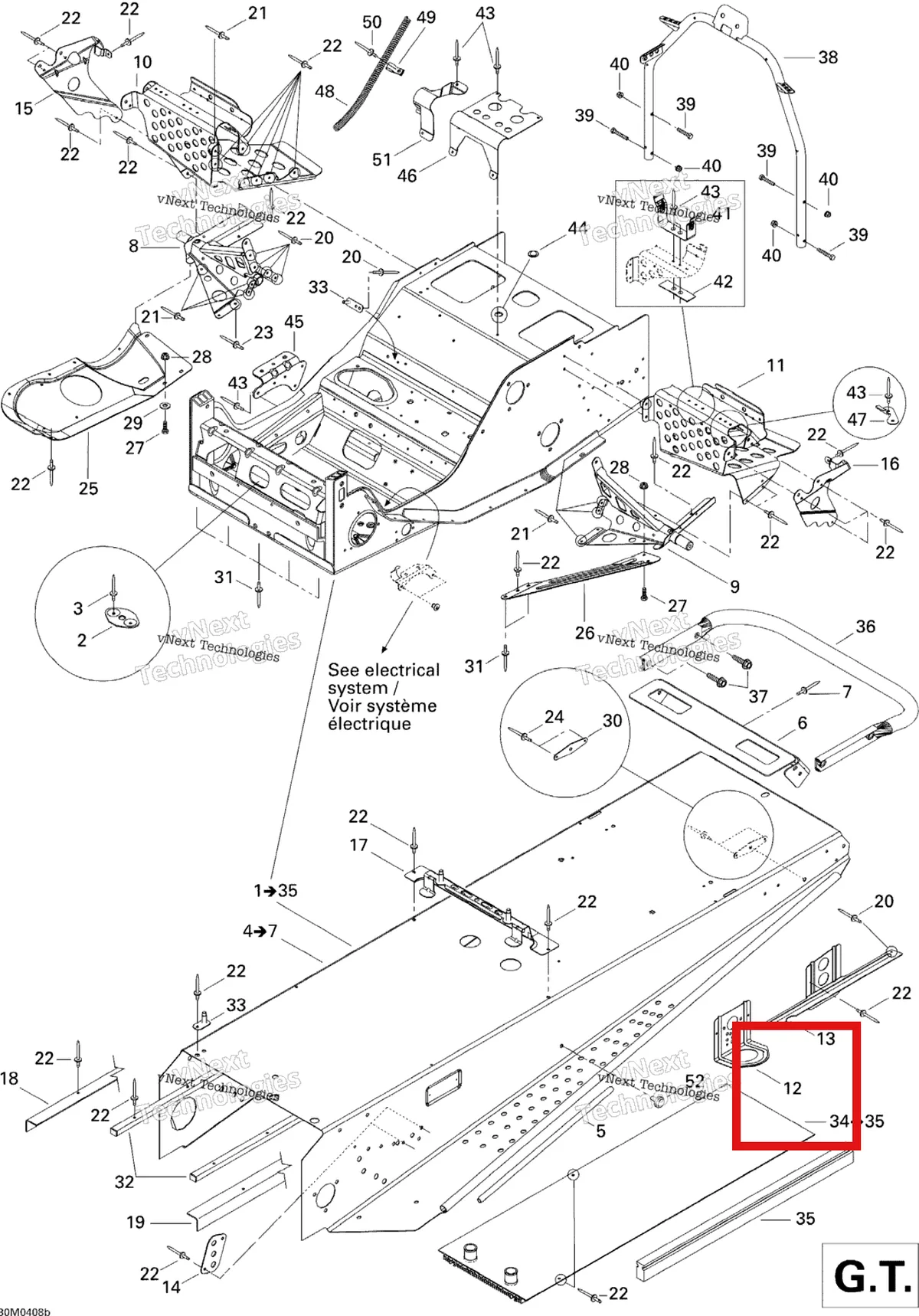Деталь 518321495 (Деталь Rear Bracket) на схеме узла
