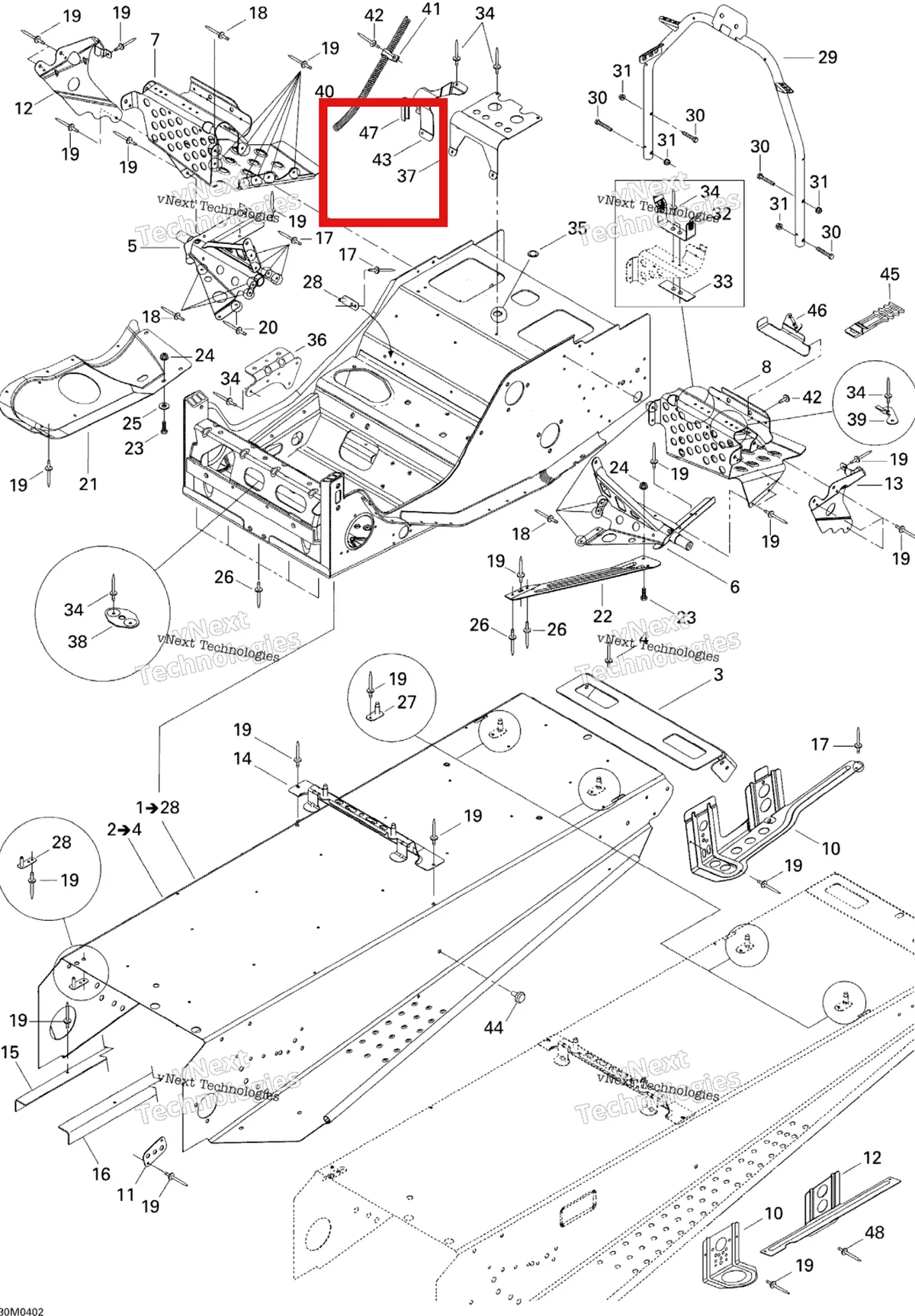 Деталь 518322699 (Деталь Hose Support) на схеме узла 