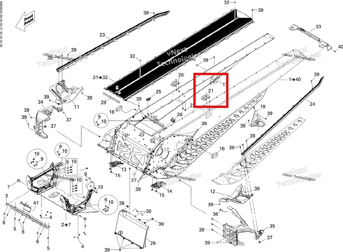 Деталь 518325085 (Деталь Lh Rear Base) на схеме узла Frame