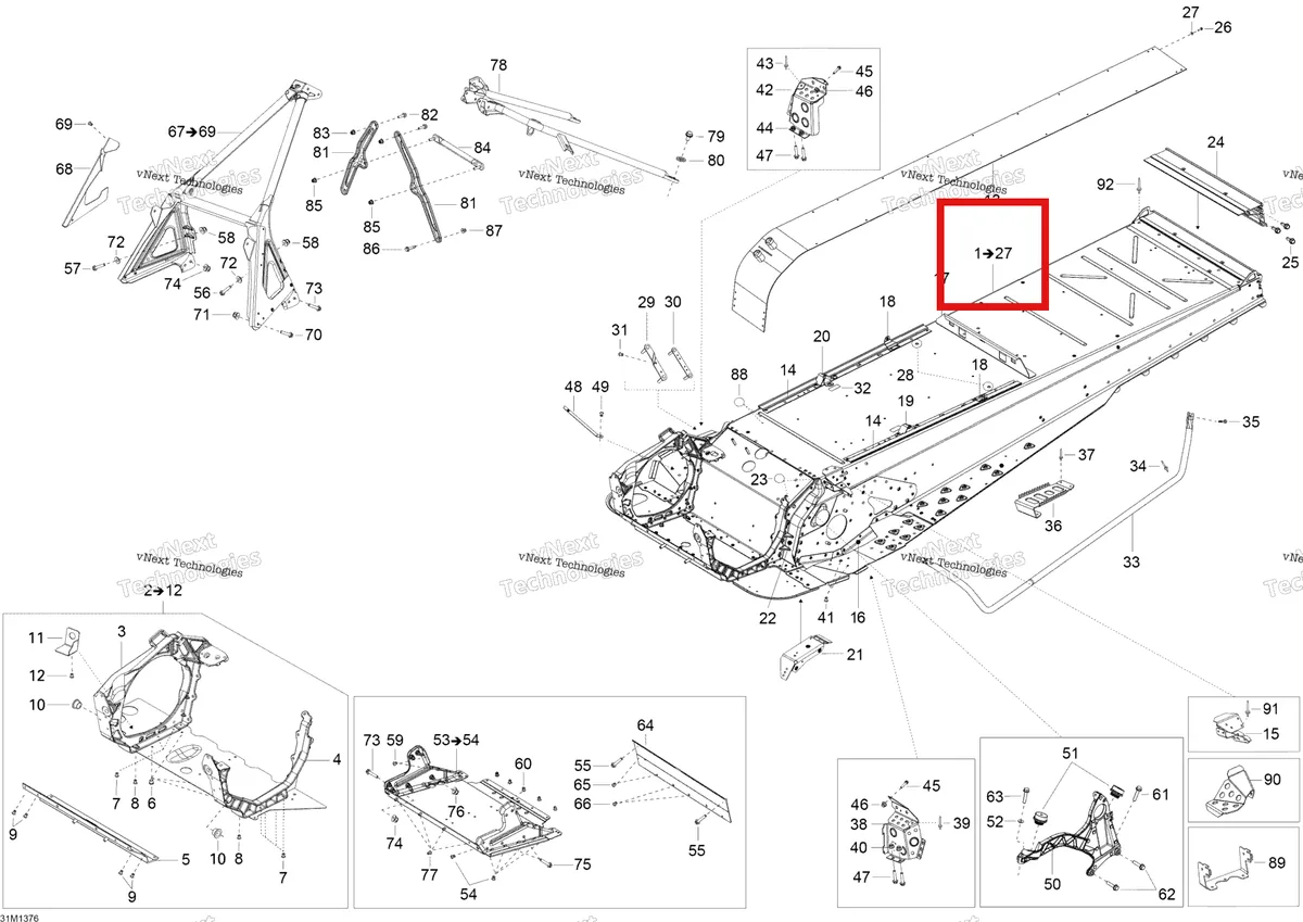 Деталь 518326988 на схеме узла XU Frame