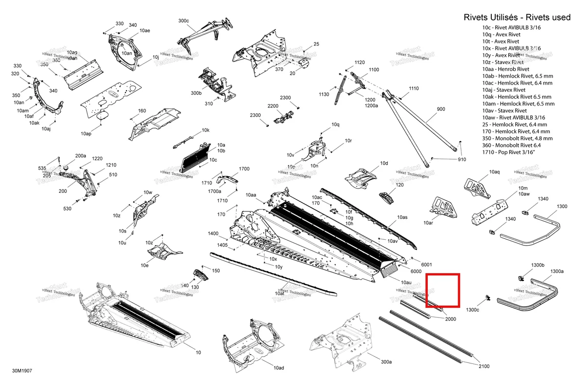 Деталь 518327907 (Деталь Front Radiator) на схеме узла 2019 Ski-Doo EXPEDITION SPORT 600 ACE Frame - 600 Ace