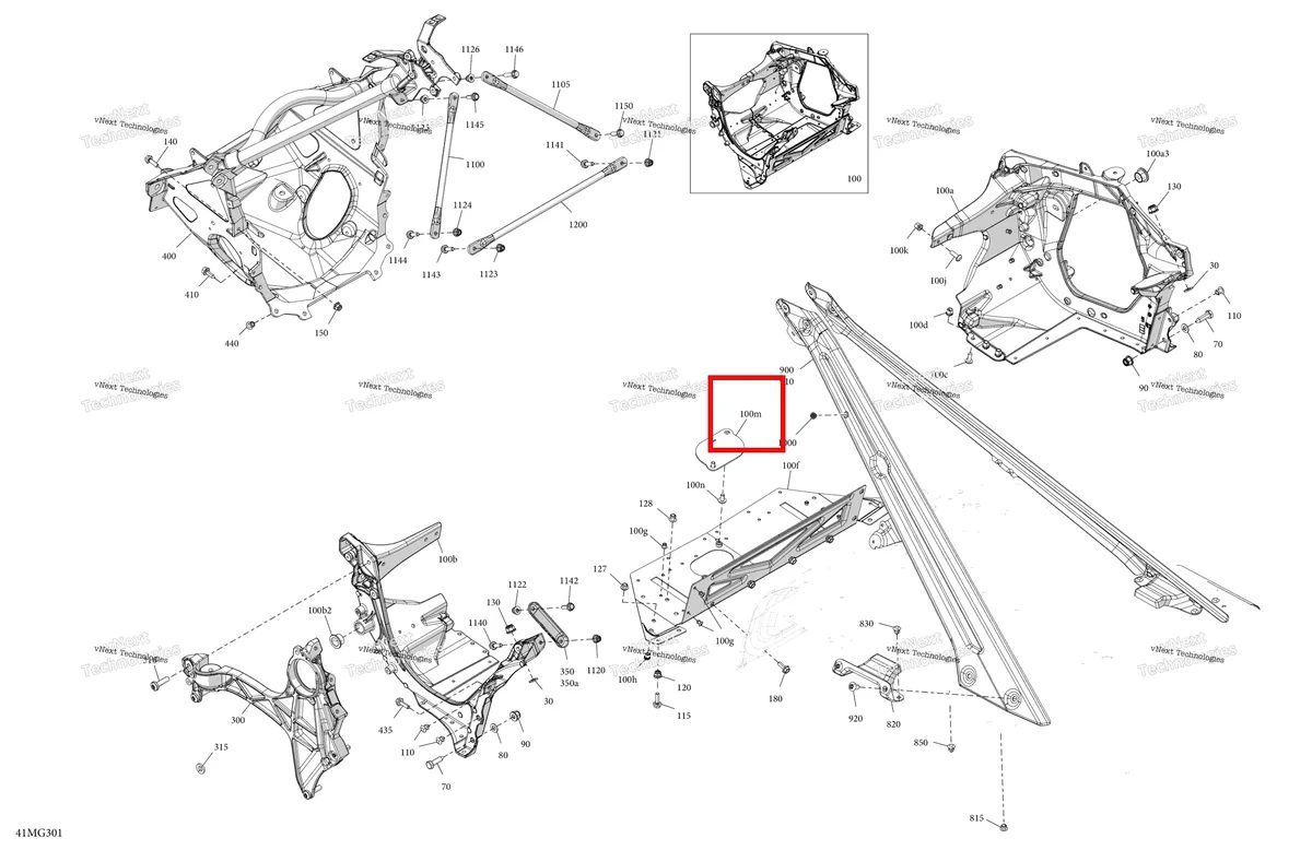 Деталь 518329454 на схеме узла 2027 Ski-Doo EXPEDITION - LE - 900 ACE TURBO - ACVB - Deep Black - 24X154X1.5CST Track Frame - System - Front Section