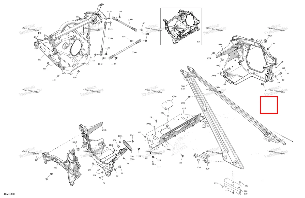 Деталь 518329756 на схеме узла 2027 Ski-Doo EXPEDITION - LE - 900 ACE - AAVA - Deep Black - 20X154X1.5CSS Track Frame - System - Front Section