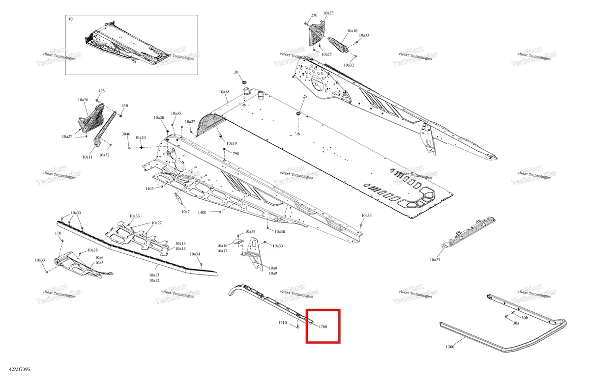 Деталь 518329982 на схеме узла 2027 Ski-Doo BACKCOUNTRY - SPORT - 600 EFI - UBVB - Neo Yellow - 15X146X1.5S Track Frame - System - Rear Section