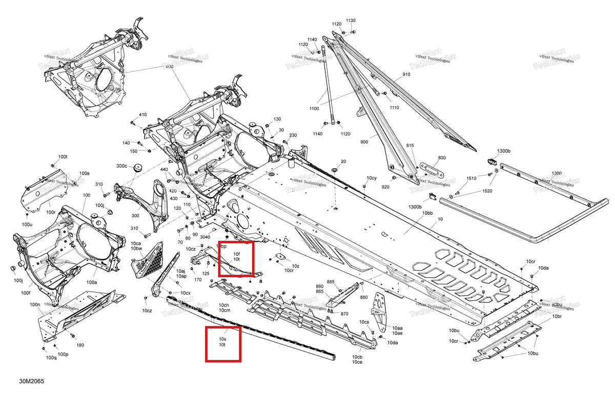 Деталь 518330321 на схеме узла 2020 Ski-Doo 005.1 - SUMMIT X- EXPERT - 154
