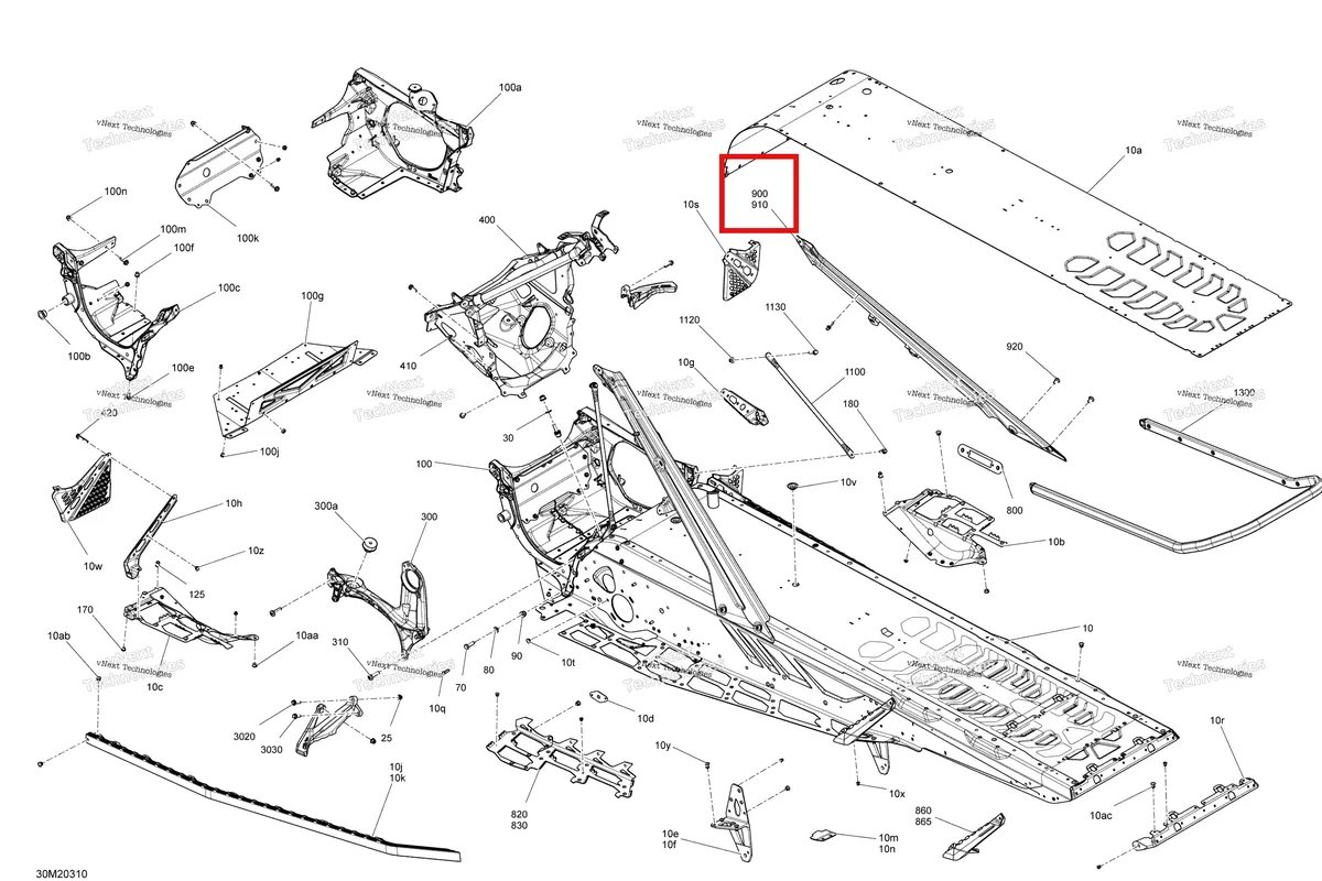 Деталь 518331050 на схеме узла Frame - System - 154