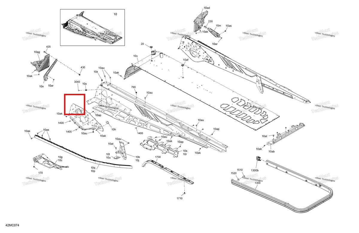 Деталь 518331559 на схеме узла Frame - System - Rear Section