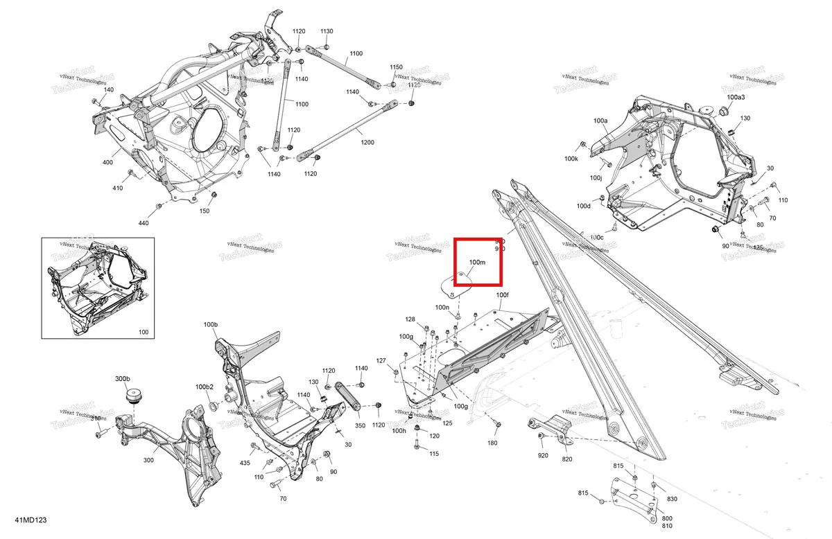 Деталь 518332276 на схеме узла 2024 Ski-Doo EXPEDITION 900 ACE - LE - AARD - Deep Black - 154X20X1.5CST Track Frame - System - Front Section