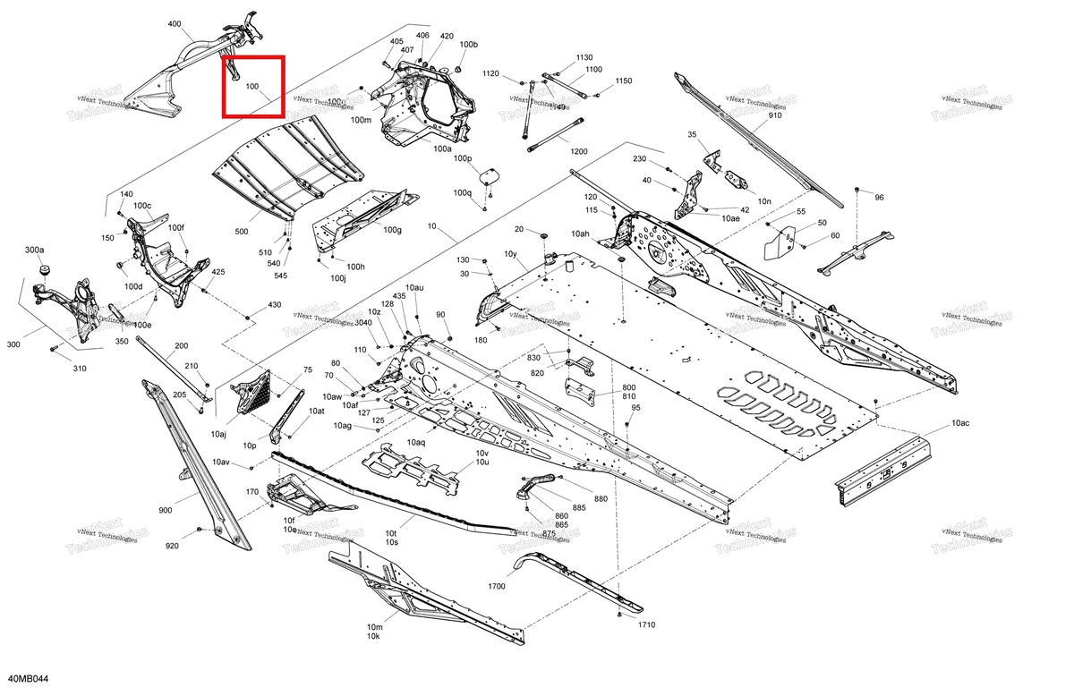 Деталь 518332721 на схеме узла Frame - System