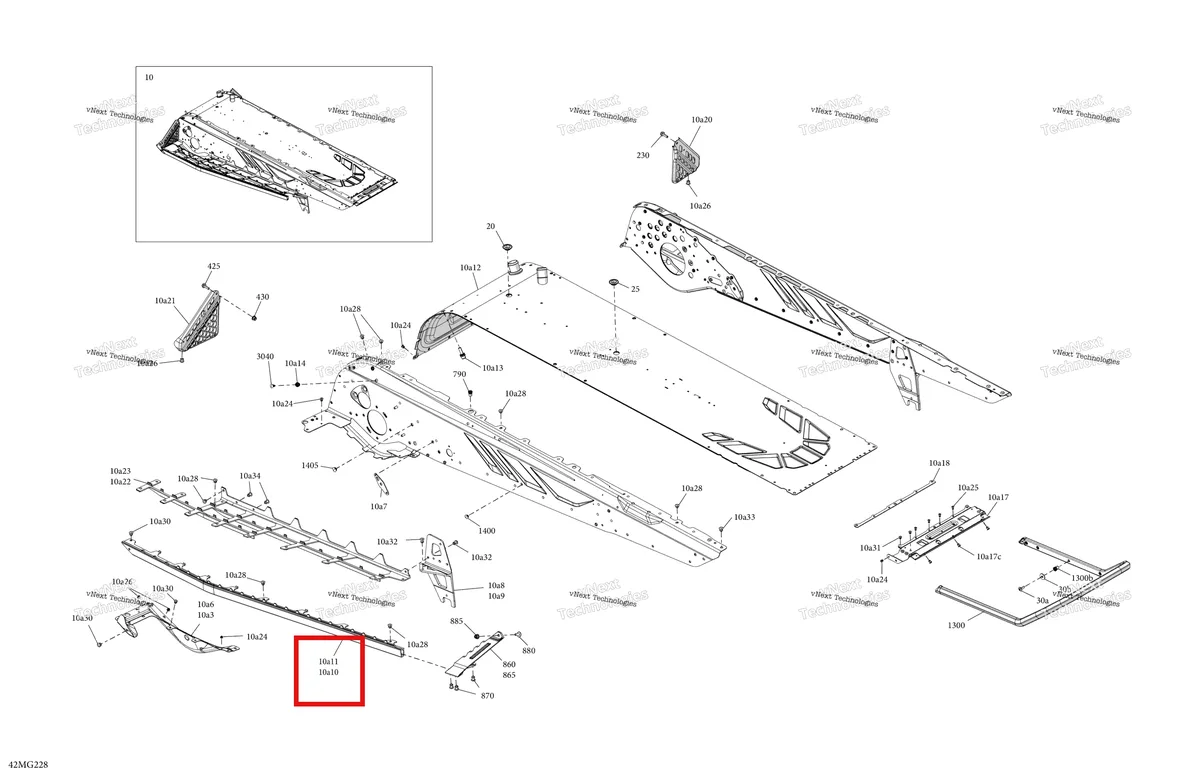 Деталь 518332833 (Правый Formed Boarding ступенька Ski-Doo Summit 850 E-TEC Turbo R X (2024) (518332833)) на схеме узла 2027 Ski-Doo FREERIDE - STD - 850 E-TEC Turbo R - VKVC - Ultraviolet - 15X147X3P4 Track - SHOT starter Frame - System - Rear Section