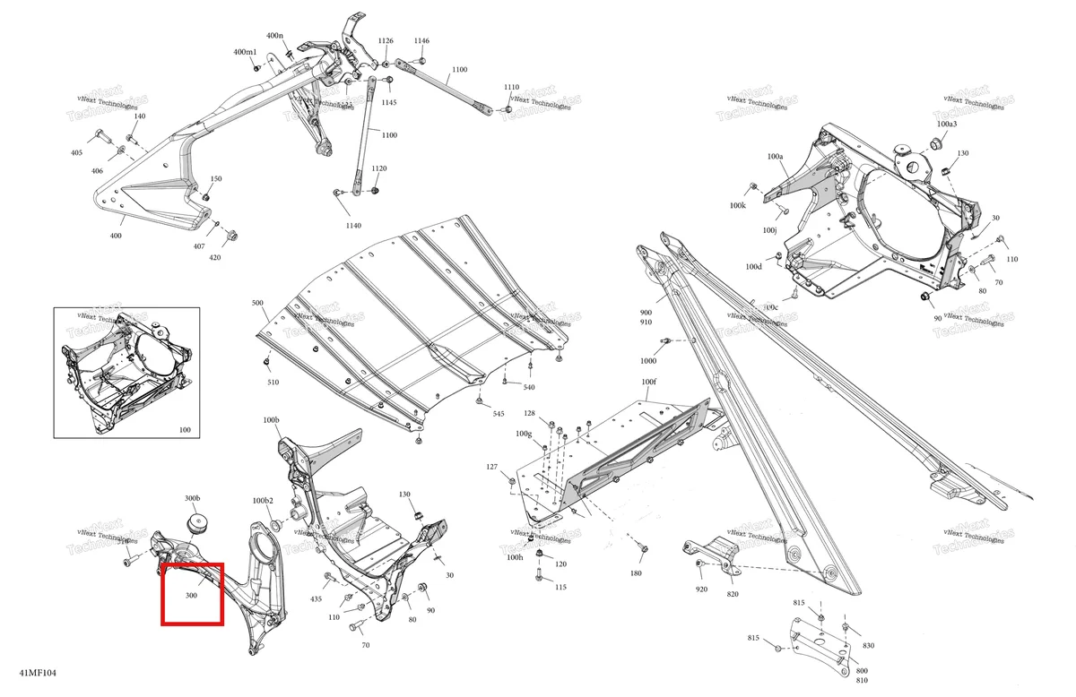 Деталь 518333783 на схеме узла 2026 Ski-Doo SKANDIC - SPORT - 600 EFI - AJTA - Neo Yellow - 20X154X1.25WT Track Frame - System - Front Section