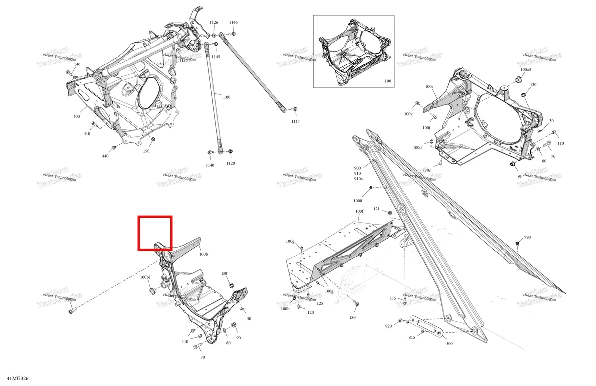 Деталь 518334460 на схеме узла 2027 Ski-Doo BACKCOUNTRY - X-RS - 850 E-TEC Turbo R - UZVA - Deep Black - 15X146X1.5IS Track - SHOT starter Frame - System - Front Section