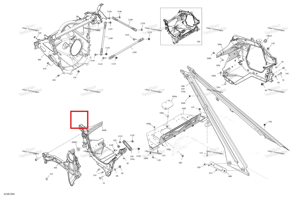 Деталь 518334461 на схеме узла 2027 Ski-Doo EXPEDITION - SPORT - 600 ACE - KCVA - Neo Yellow - 16X154X1.5CH Track Frame - System - Front Section