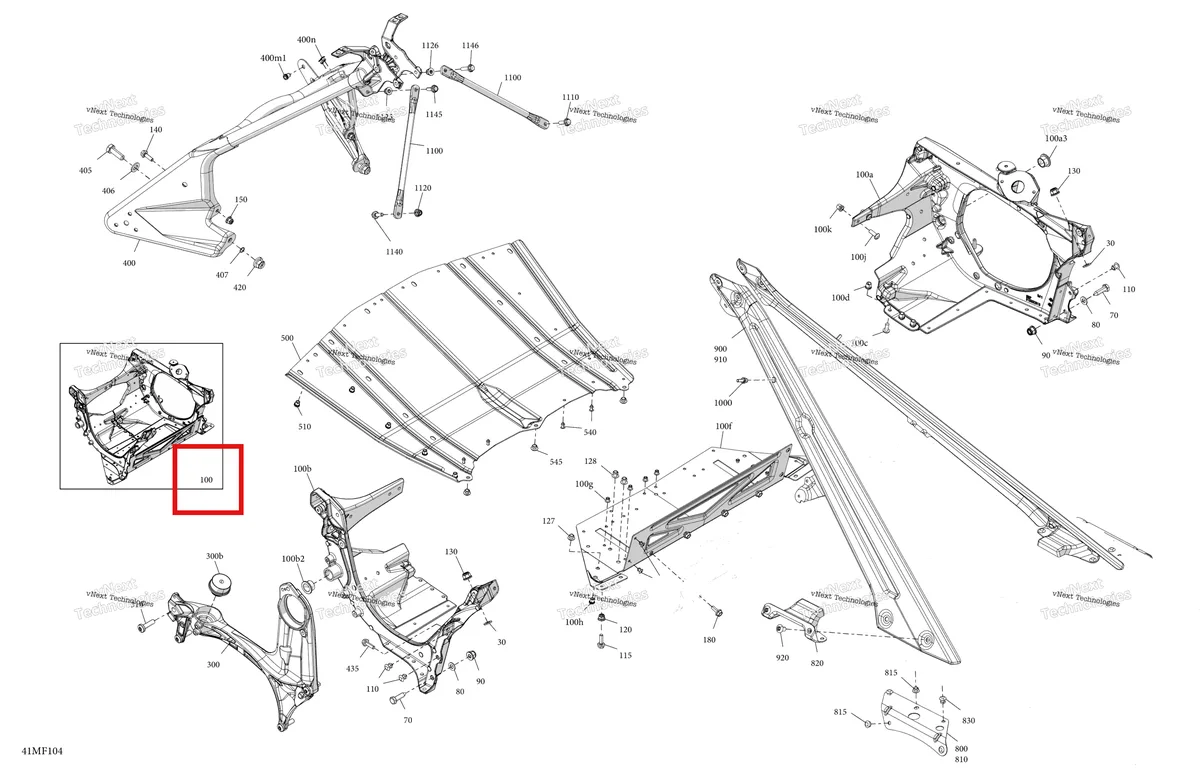 Деталь 518334518 на схеме узла 2026 Ski-Doo SKANDIC - SPORT - 600 EFI - AJTA - Neo Yellow - 20X154X1.25WT Track Frame - System - Front Section