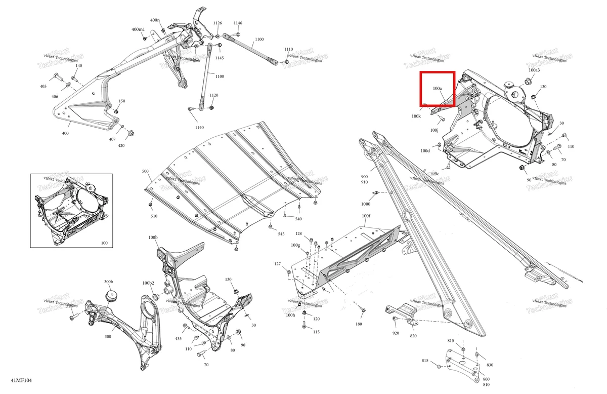 Деталь 518334521 на схеме узла 2026 Ski-Doo SKANDIC - SPORT - 600 EFI - AJTA - Neo Yellow - 20X154X1.25WT Track Frame - System - Front Section