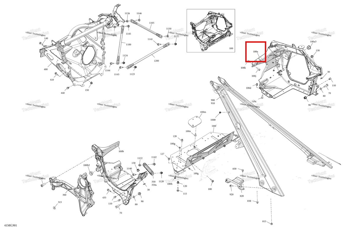Деталь 518334523 на схеме узла 2027 Ski-Doo EXPEDITION - LE - 900 ACE TURBO - ACVB - Deep Black - 24X154X1.5CST Track Frame - System - Front Section