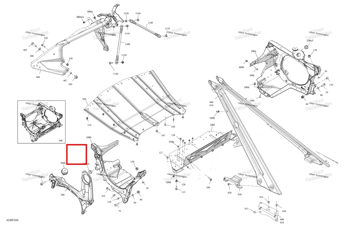 Деталь 518335307 на схеме узла 2026 Ski-Doo SKANDIC - LE - 600 EFI - ATTB - Deep Black - 20X154X1.5CST Track Frame - System - Front Section