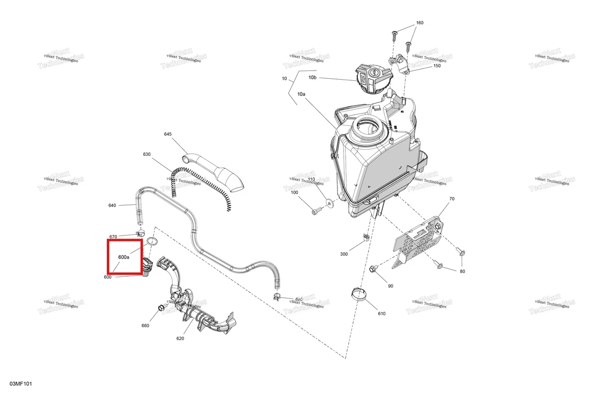 Деталь 519000242 (Масляный Фильтр) на схеме узла 2026 Ski-Doo TUNDRA - SPORT - 600 EFI - GKTA - Neo Yellow - 15X146X1.6C Track Engine - Oil