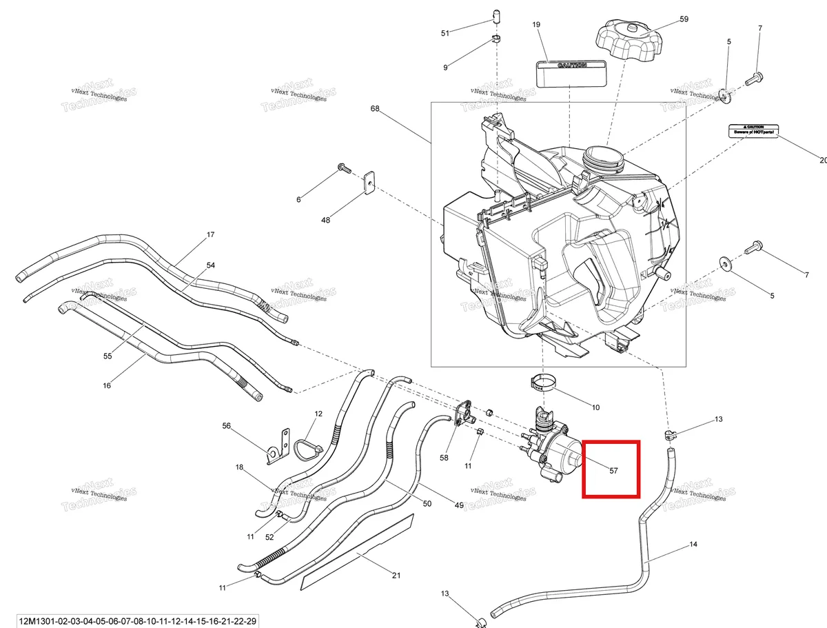 Деталь 519000268 (Масляный насос) на схеме узла 2013 Ski-Doo SUMMIT SP 600HOE XP Oil System