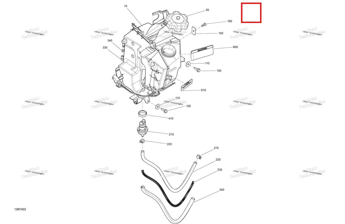 Деталь 519000312 на схеме узла 2019 Ski-Doo EXPEDITION SPORT 550F Oil - 550F