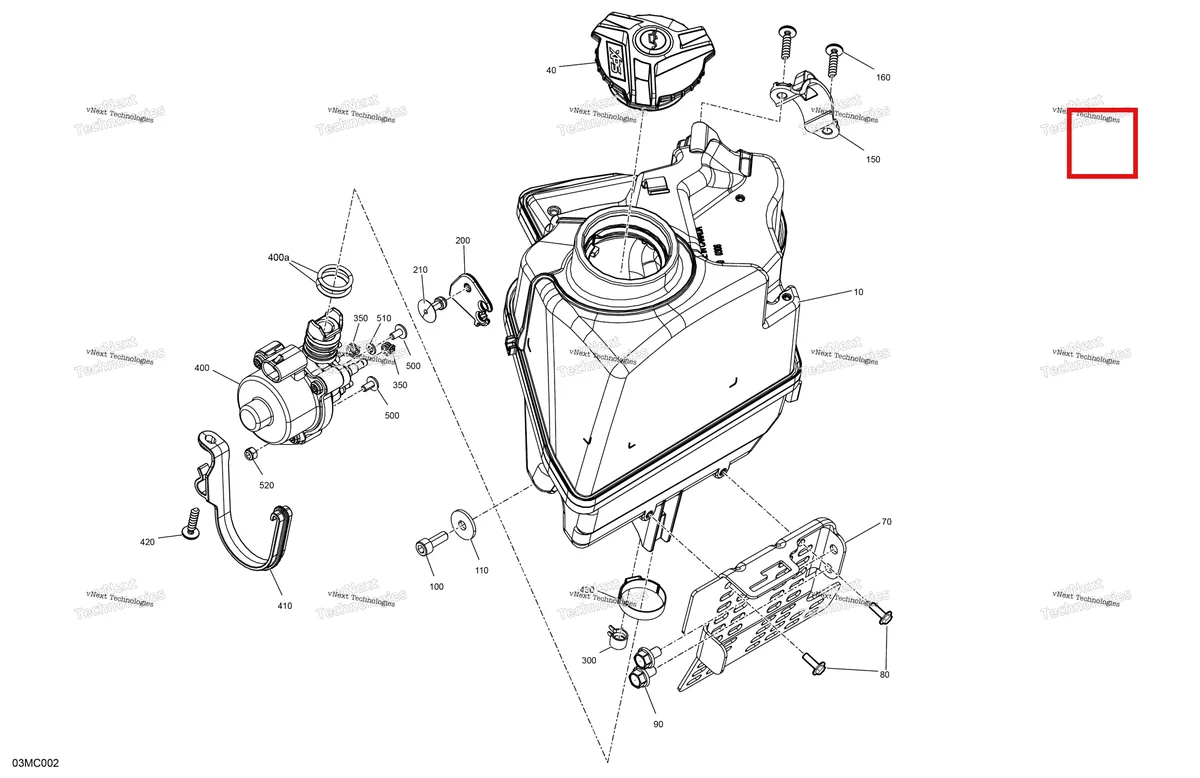 Деталь 519000358 на схеме узла 2023 Ski-Doo BACKCOUNTRY 600R E-TEC - STD Engine - Oil