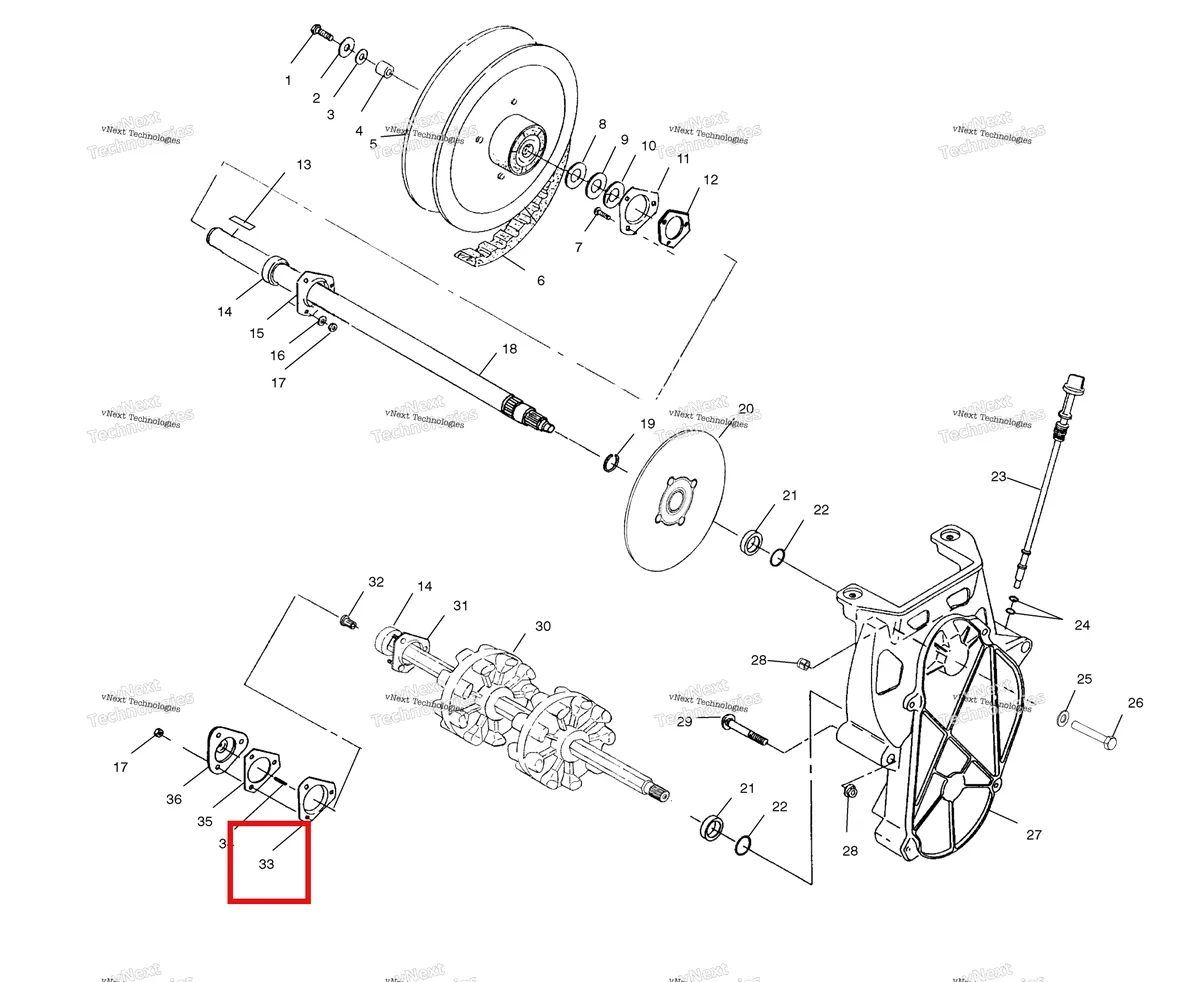 Деталь 5241178 (Деталь Spring, R.h. D=9,5) на схеме узла Drive Train