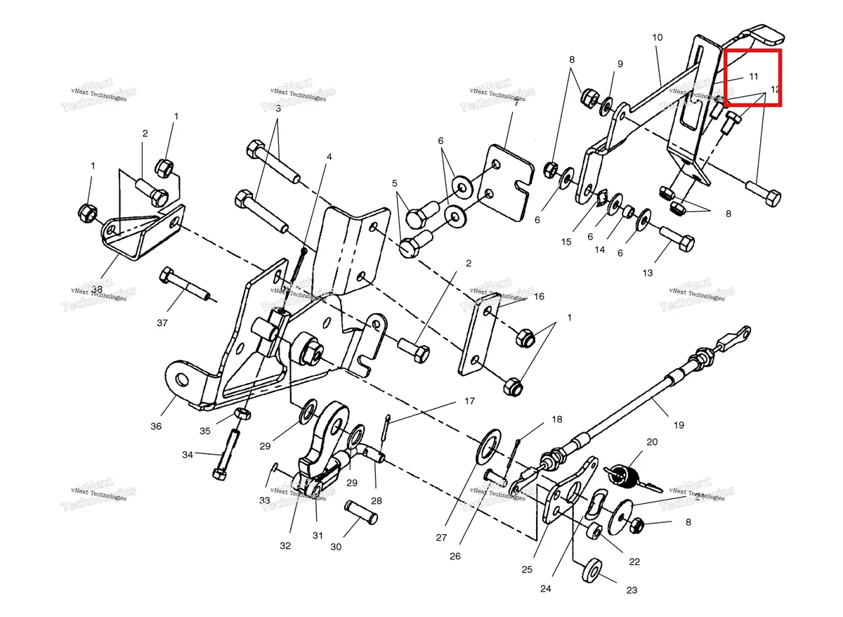 Деталь 5244595 (Деталь Forest Fox Decal R.h.) на схеме узла Park Lock