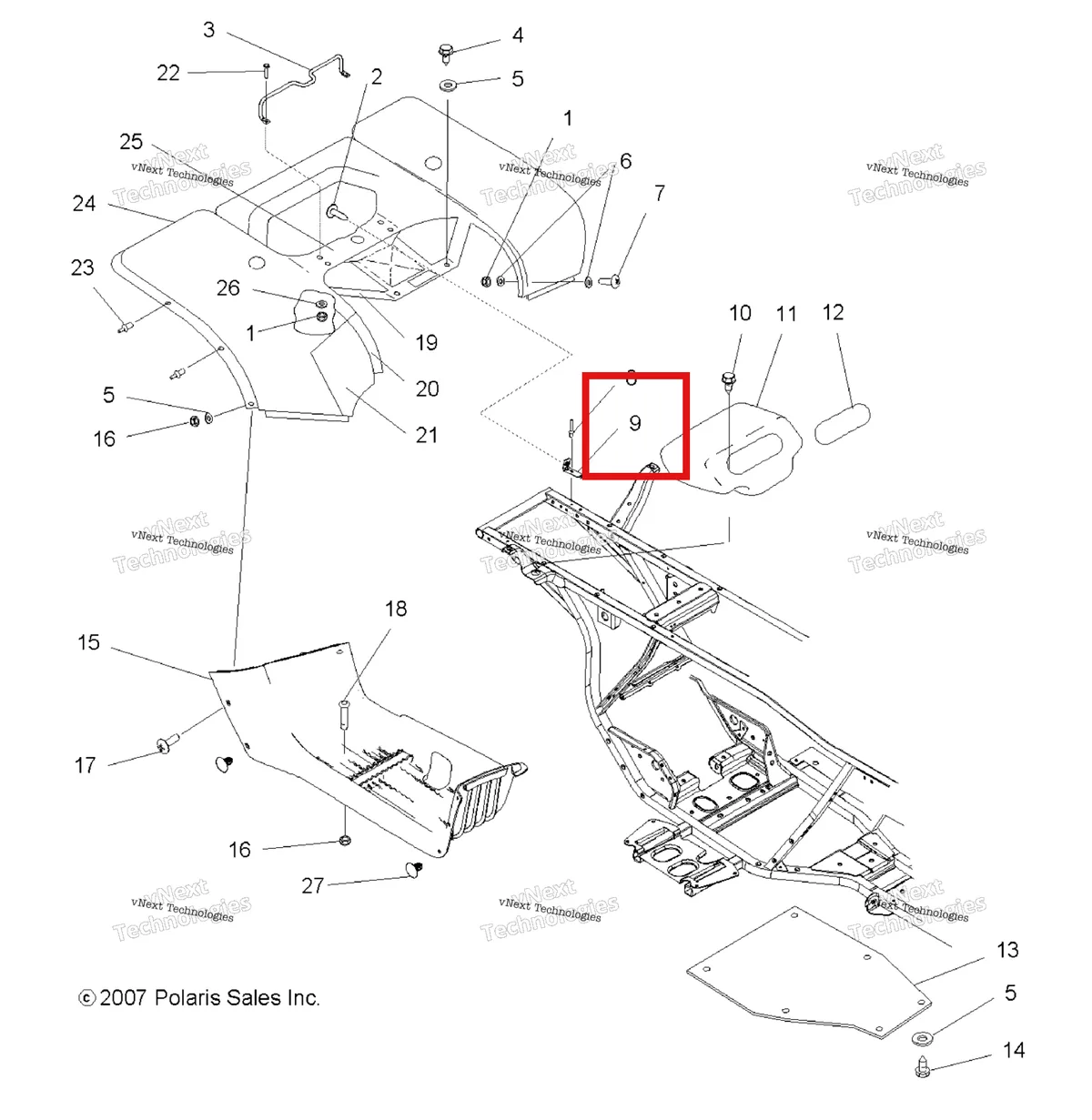 Деталь 5245898 (Деталь Rocker Arm, Front) на схеме узла Body, Rear Cab & Footwells