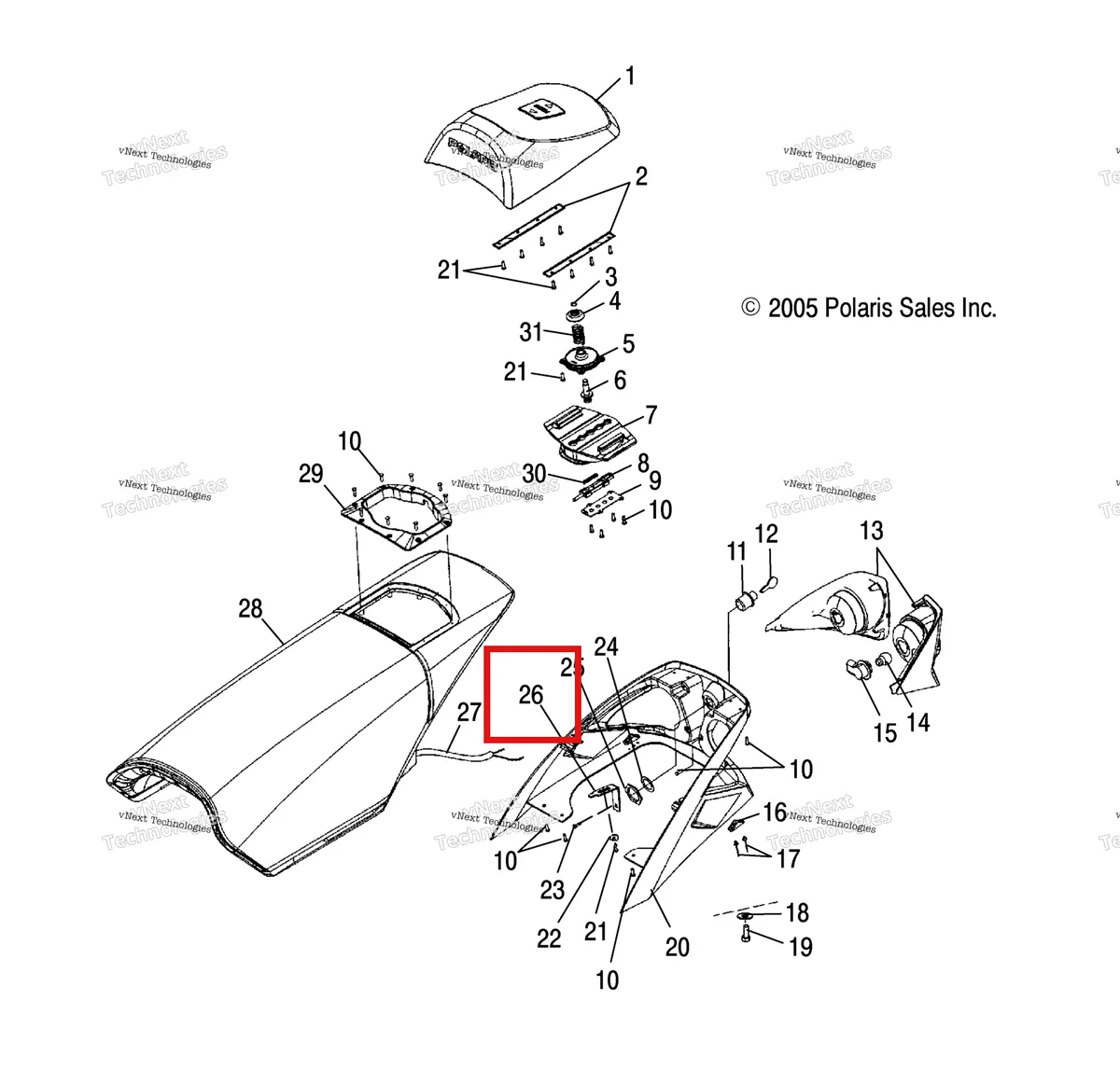 Деталь 5247221 (Деталь L.h. Label, Rotax 443) на схеме узла Seat, Adjustable