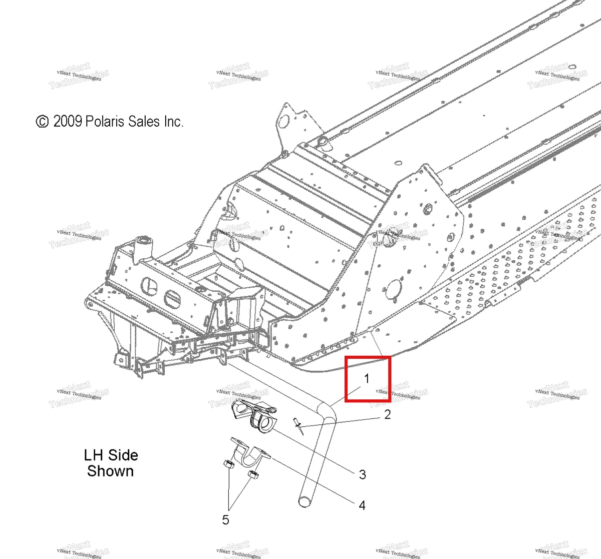 Деталь 5248794-067 на схеме узла Suspension, Sway Bar