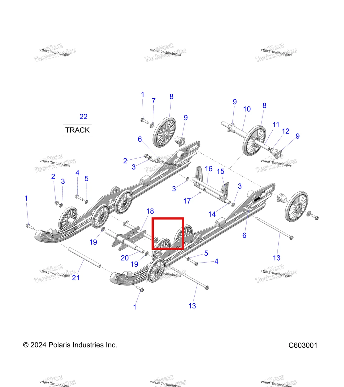 Деталь 5251273 на схеме узла Suspension, Rear
