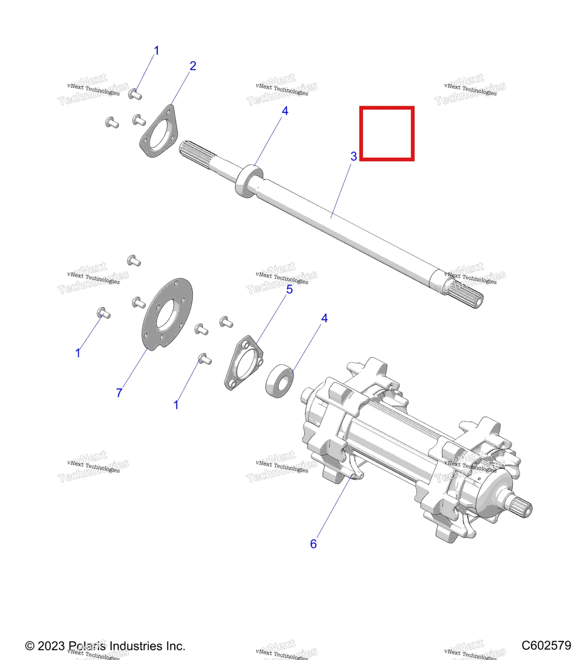 Деталь 5252738 на схеме узла Drive Train, Jackshaft & Driveshaft S27tfb6r