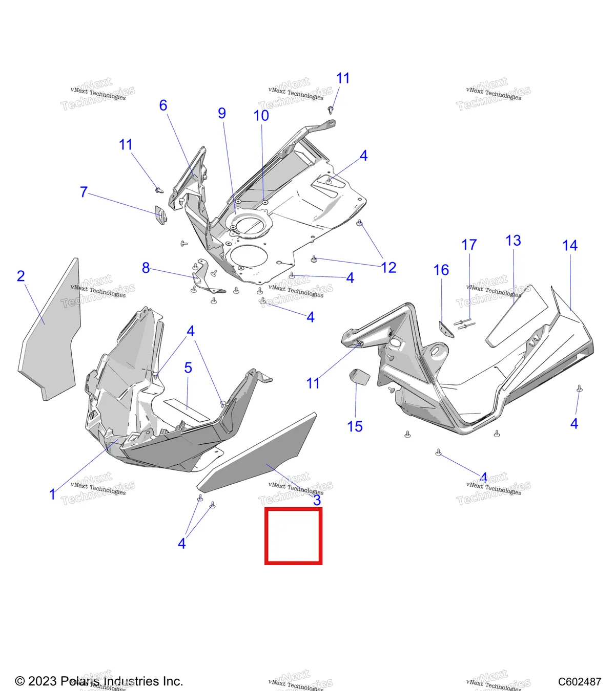 Деталь 5258861 на схеме узла Body, Nosepan And Fenders S27tde6rs