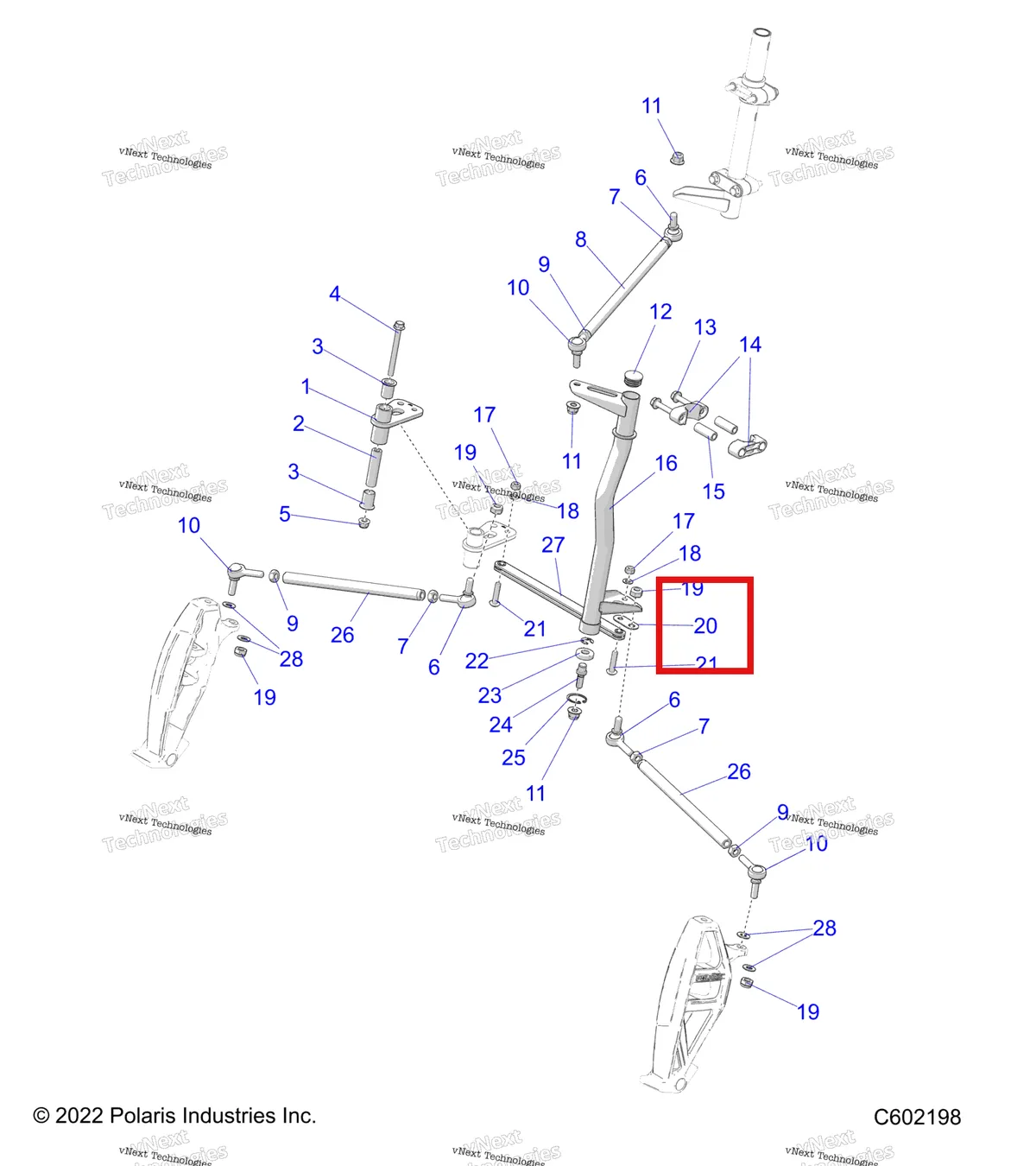 Деталь 5261249 на схеме узла Steering, Lower